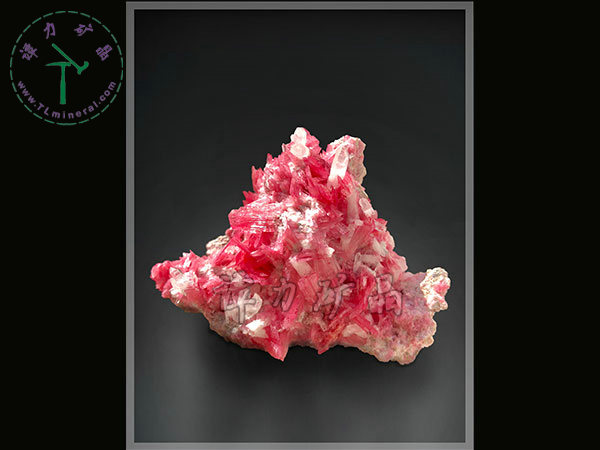 薔薇輝石+水晶，秘魯，10x9x5.5cm