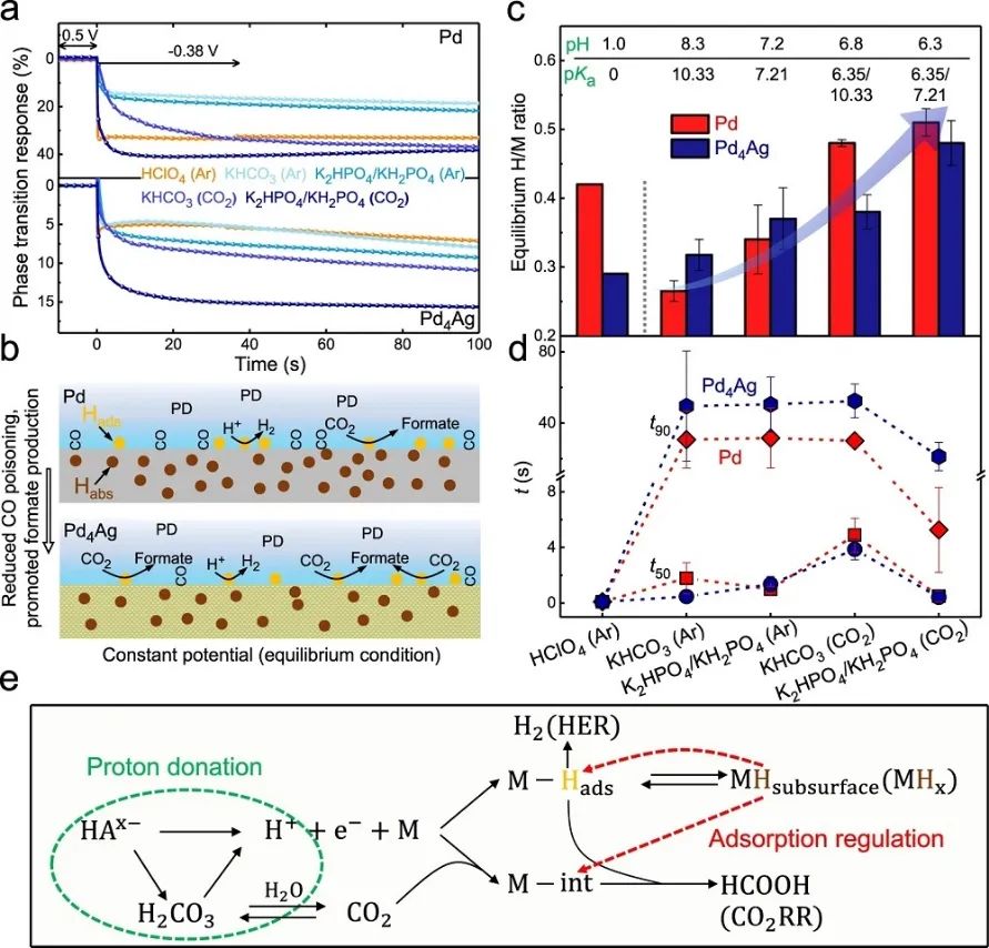 丁夢(mèng)寧/李彥光Nature子刊：揭示氫吸附動(dòng)力學(xué)在電催化CO2還原中的作用