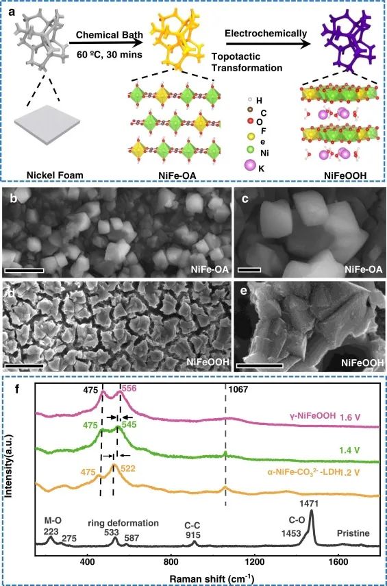 ?金屬所Nano Energy: 拓?fù)滢D(zhuǎn)換誘導(dǎo)NiFeOOH中低配位Fe活性中心實(shí)現(xiàn)高效OER