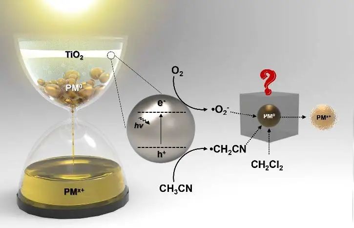 上師大Angew：TiO2通過(guò)光生自由基光催化溶解貴金屬