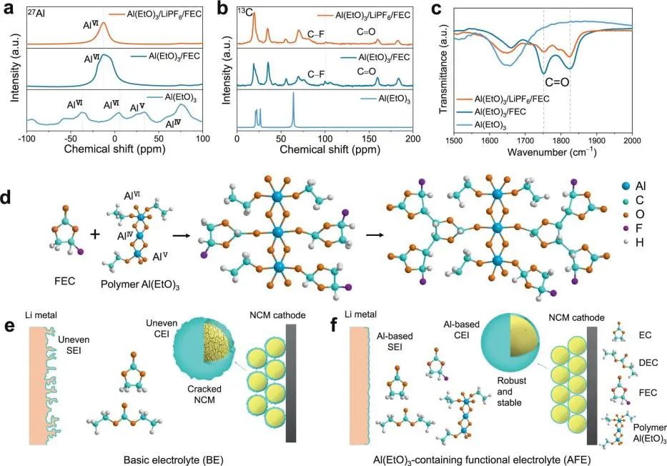 王成新/雷丹妮Nature子刊：用于高能非水系鋰金屬電池的雙功能電解液添加劑