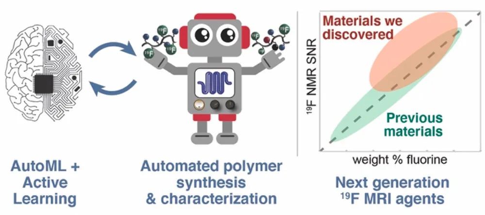 北卡羅來(lái)納大學(xué)/卡內(nèi)基梅隆大學(xué)JACS：機(jī)器學(xué)習(xí)指導(dǎo)下的19F磁共振成像試劑的自動(dòng)合成
