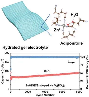 港科大AFM: 用于長(zhǎng)循環(huán)鋅離子電池和NASICON型正極的雙功能水合凝膠電解質(zhì)