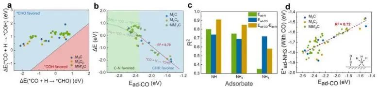 喬世璋/焦研JACS：理論計算+機器學習，揭示Mxene上C-N電偶聯(lián)反應的活性和選擇性路線