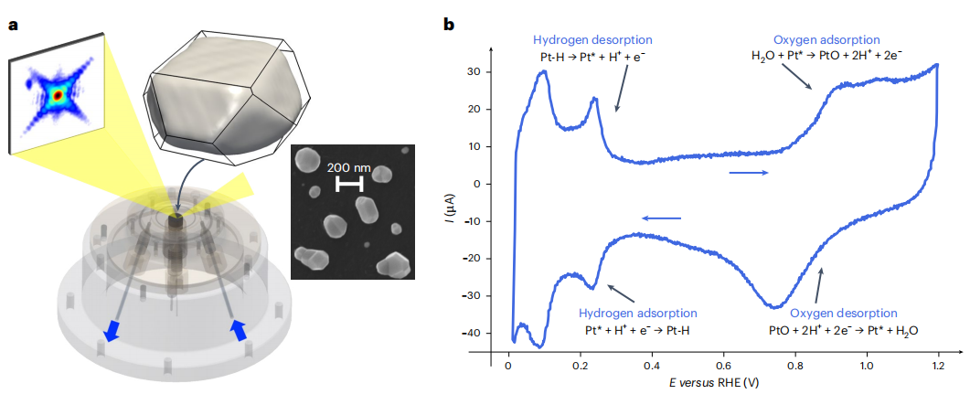 重磅！最新Nature Materials：實現(xiàn)單個鉑催化劑納米顆粒內(nèi)的應變測量
