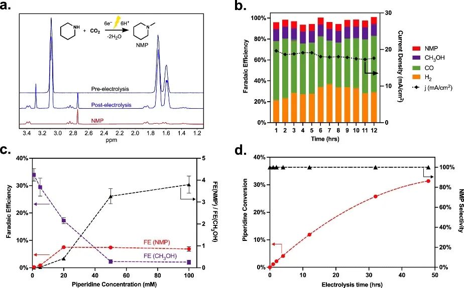 耶魯王海梁JACS：分子催化劑催化CO2電化學(xué)還原N-甲基化