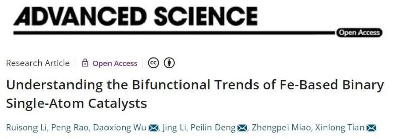 催化頂刊集錦：Nature子刊、JACS、ACS Nano、ACS Energy Lett.、AFM、NML等成果