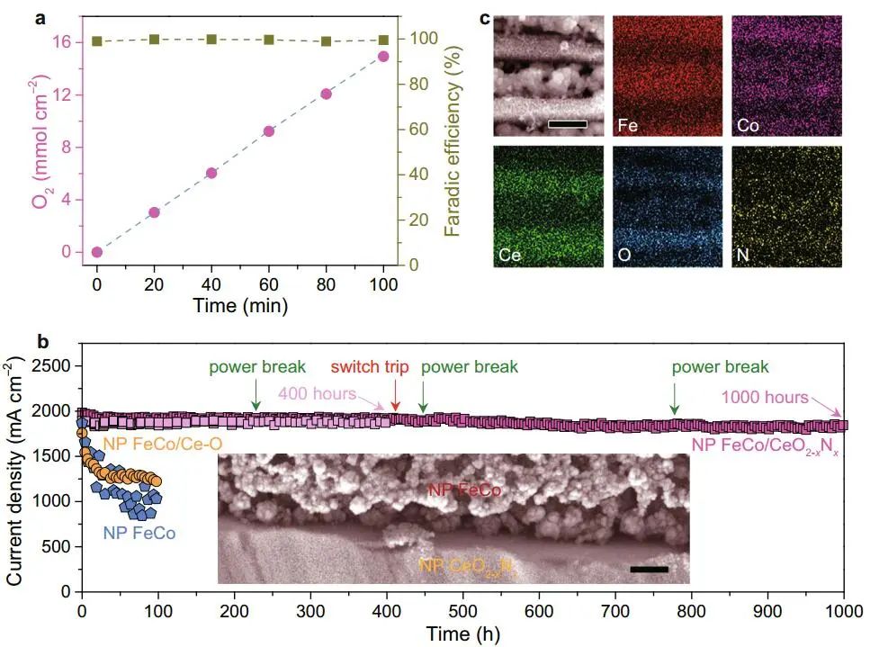 蔣青/郎興友Nature子刊：FeCo/CeO2?xNx復合電極作為穩(wěn)定的OER催化劑