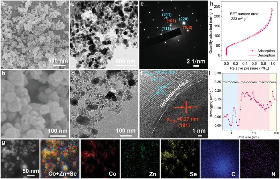 北理陳人杰、李麗Adv. Sci.：CoSe-ZnSe異質(zhì)結(jié)促進(jìn)鋰硫電池雙向硫轉(zhuǎn)化反應(yīng)