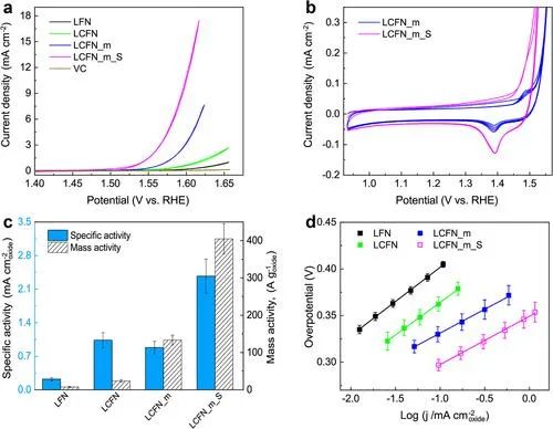 ACS Catalysis: 混合陽離子鈣鈦礦 La0.6Ca0.4Fe0.7Ni0.3O2.9作為析氧反應(yīng)的穩(wěn)定高效催化劑