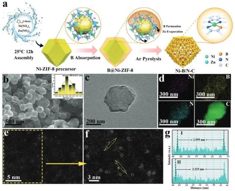 AFM：硼氮雙配位調(diào)制單原子鎳中心的電子結(jié)構(gòu)以促進ORR