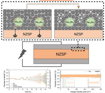 曾開陽/呂力AEM：一種使用鈉-錫合金改性鈉金屬負極的堅固固-固界面