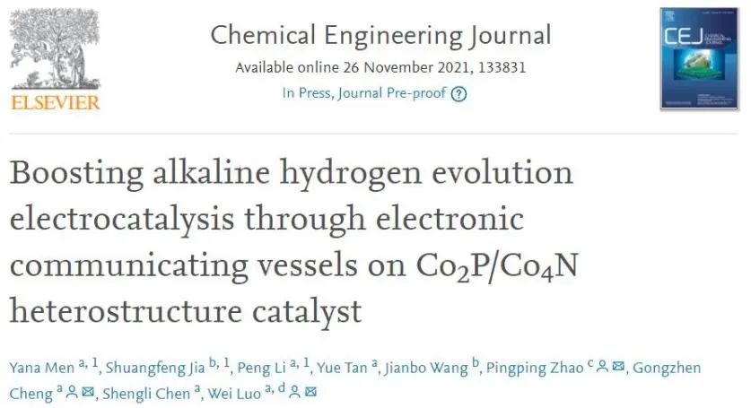 8篇催化頂刊：Nat. Commun.、Small、JMCA、Chem. Eng. J.