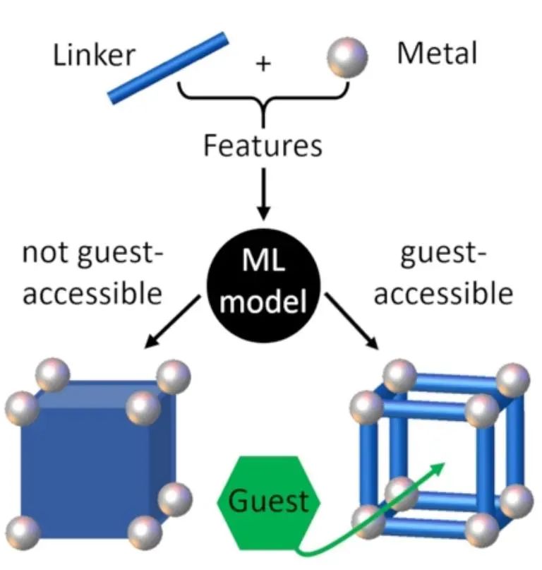 利物浦大學(xué)Angew: 機(jī)器學(xué)習(xí)用于預(yù)測(cè)MOF中客體的可及性