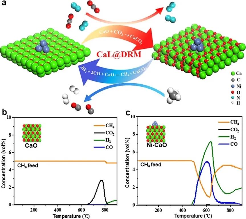 胡軍/龔學(xué)慶Nature子刊：Ni-CaO催化劑上CO2捕獲與原位轉(zhuǎn)化協(xié)同作用