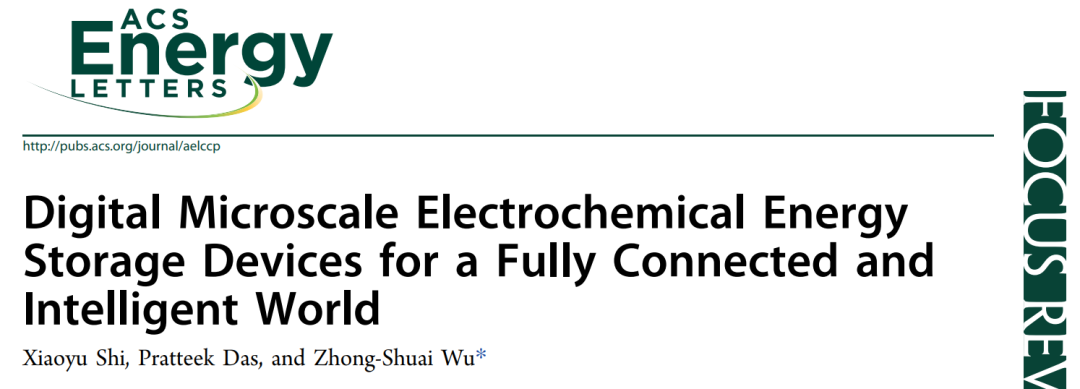 吳忠?guī)汚CS Energy Lett.: 面向智能數(shù)字化時(shí)代的微尺度電化學(xué)儲(chǔ)能裝置