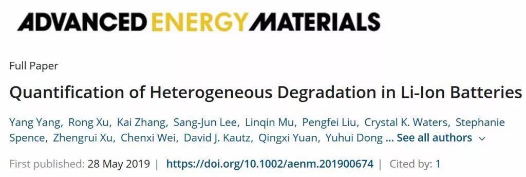 【鋰電】360°全方位一覽NCM在快速充放電循環(huán)中的結(jié)構(gòu)變化