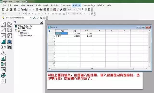 SigmaPlot制圖：柱狀圖制作實例講解教程帶你快速入門