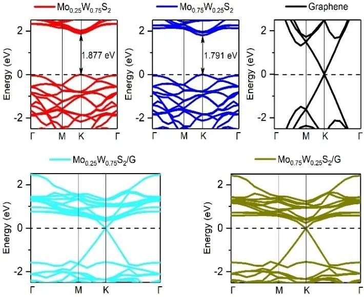 【純計(jì)算】ChemPhysChem：可調(diào)帶隙的MoxW1-xS2/石墨烯異質(zhì)結(jié)的理論設(shè)計(jì)材料