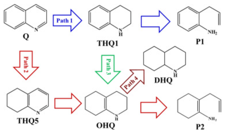 【MS論文精讀】太原理工Molecular Catalysis：喹啉在MoP（010）表面的加氫脫氮機(jī)理研究