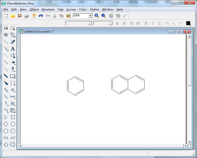 【小技巧】簡單三步用ChemDraw繪制苯環(huán)