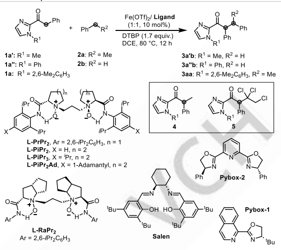 Angew：鐵催化，不對稱α-烷基化新領(lǐng)域：2-酰基咪唑脫氫自由基交叉偶聯(lián)