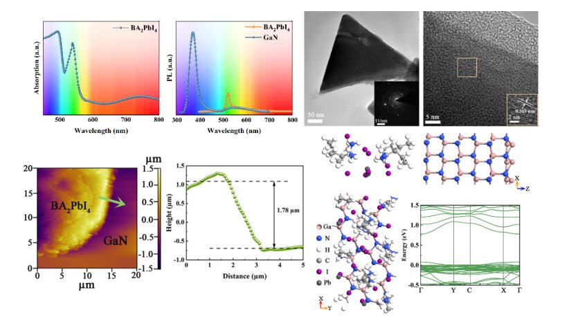 【DFT+實(shí)驗(yàn)】江南大學(xué)楊國(guó)峰教授：基于BA?PbI?/GaN異質(zhì)結(jié)構(gòu)的紫外-可見寬光譜光電探測(cè)器