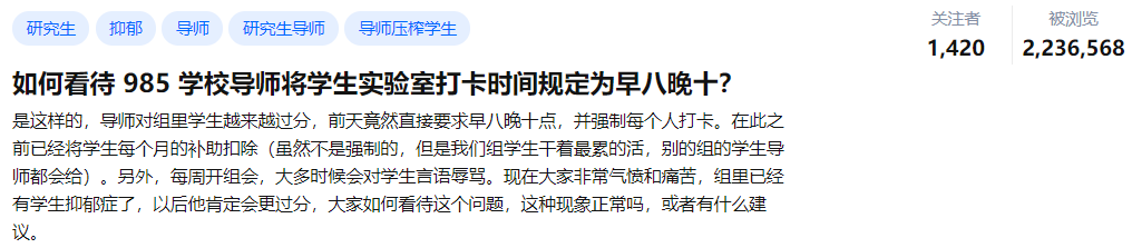 課題組強(qiáng)制要求：研究生畢業(yè)前上交一篇文章，否則將影響讀博