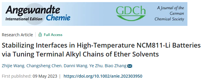 Angew：無F醚設(shè)計(jì)！穩(wěn)定高溫NCM811-Li電池界面