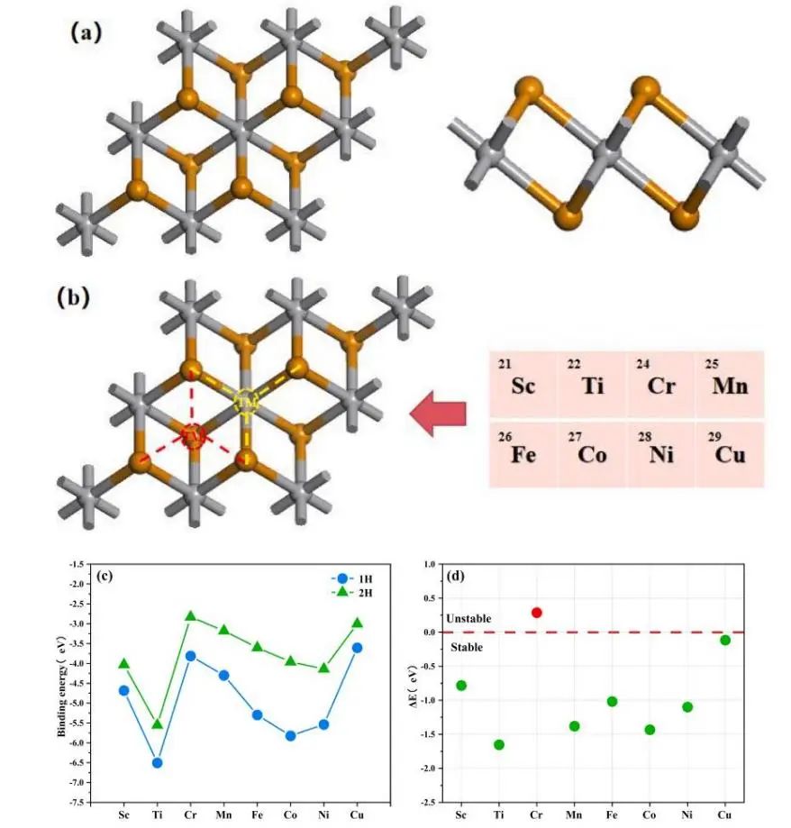 【純計(jì)算】Appl. Surf. Sci.：過(guò)渡金屬單原子錨定VTe2用于高效的整體水分裂和析氧反應(yīng)