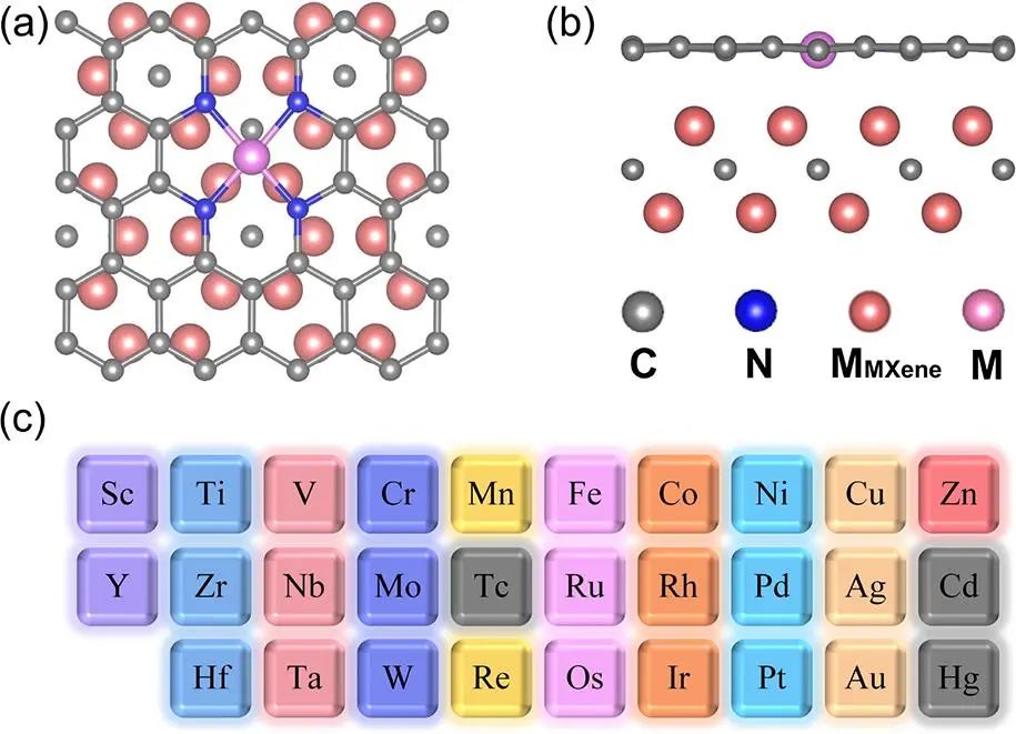 【純計(jì)算】ACS Appl. Nano Mater. ：N4-Gr/MXene異質(zhì)結(jié)納米片作為氧還原和進(jìn)化反應(yīng)催化劑