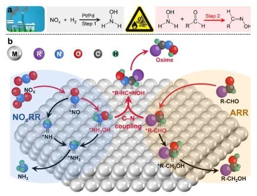 湖南大學(xué)JACS：原位/異位表征結(jié)合理論計(jì)算，篩選出合適材料用于直接電合成肟