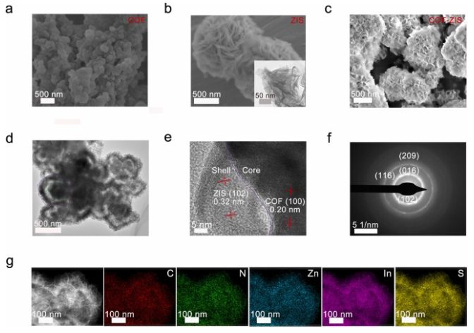 廣州大學(xué)/山東大學(xué)Nano Energy：給體-受體型COF-ZIS核殼結(jié)構(gòu)S型異質(zhì)結(jié)高效光催化析氫