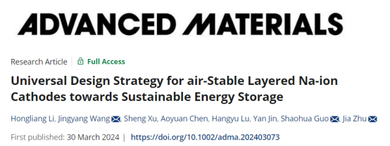南大重磅AM：鍵離解能預(yù)測鈉電層狀正極空氣穩(wěn)定性！提出通用設(shè)計框架！