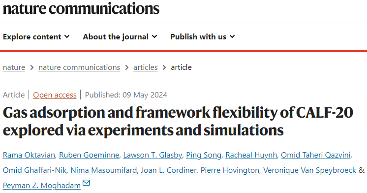 MOF，最新Nature子刊！