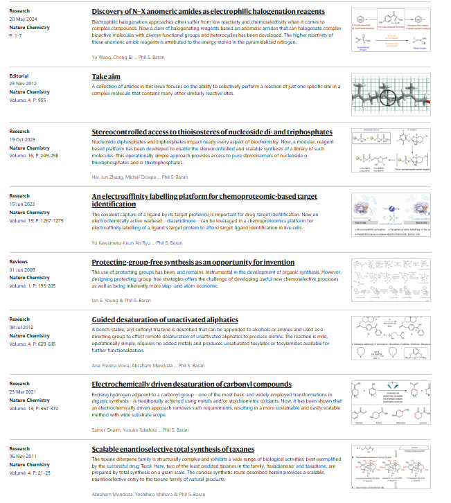 他，有機合成大牛，10年從教授到院士，第7篇Nature Chemistry!