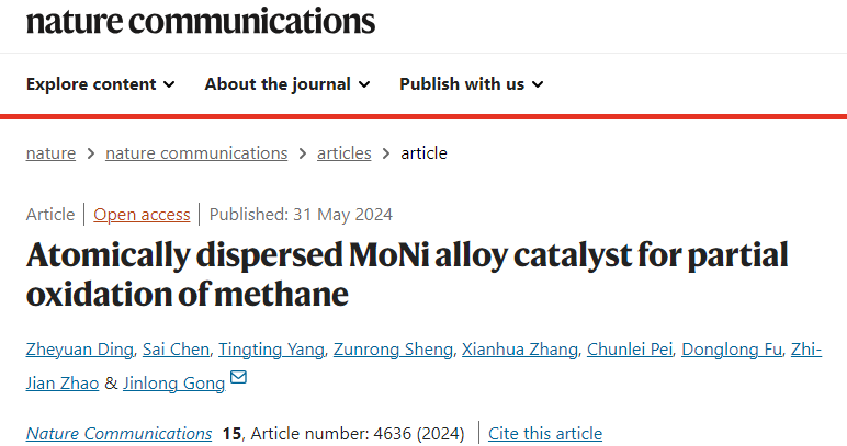 天津大學鞏金龍團隊，最新Nature子刊！