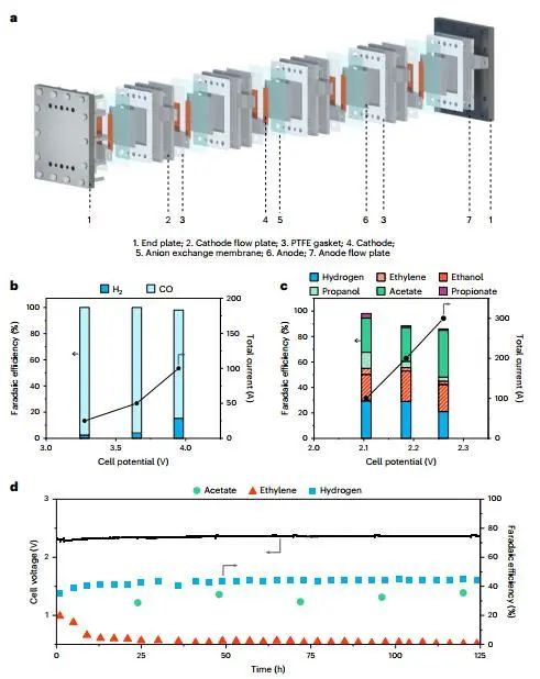 他，手握Nature，發(fā)表最新Nature子刊！千瓦級(jí)規(guī)模串聯(lián)CO2電解！