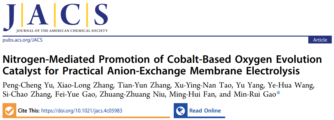 中科大高敏銳教授，最新JACS！